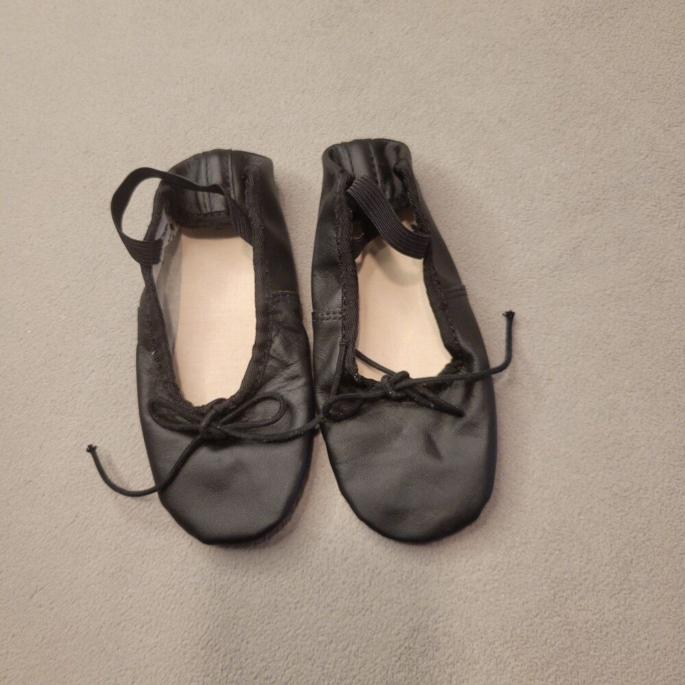 Liberts Black Flat Girl Shoes Ballet Size 12 M